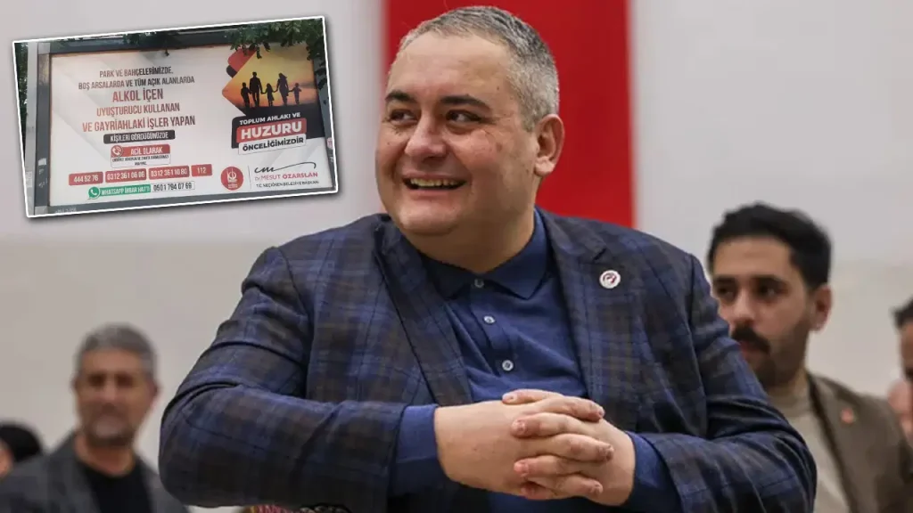 AKP’ye geçen Mesut Özarslan ‘ahlak bekçiliğine’ de başladı: ‘Alkol içen, uyuşturucu kullanan ve gayriahlaki işler yapanları ihbar edin’