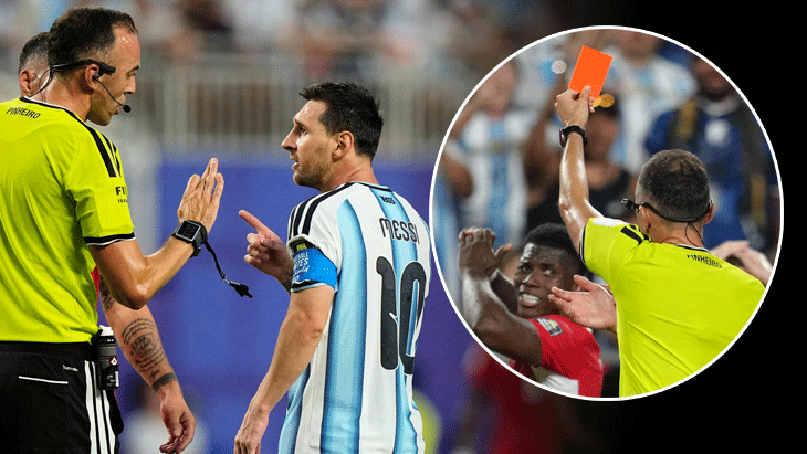 Dünya Kupası’nda Messi’den hakeme olay tepki! ‘Benimle düzgün konuş, saygılı davran’