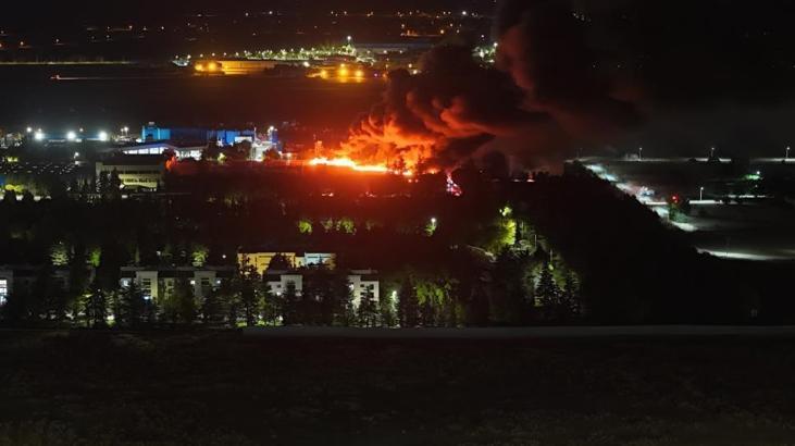 Eskişehir TEI’de yangın! Savunma Sanayii Başkanı Haluk Görgün: Söndürme çalışmaları sürüyor