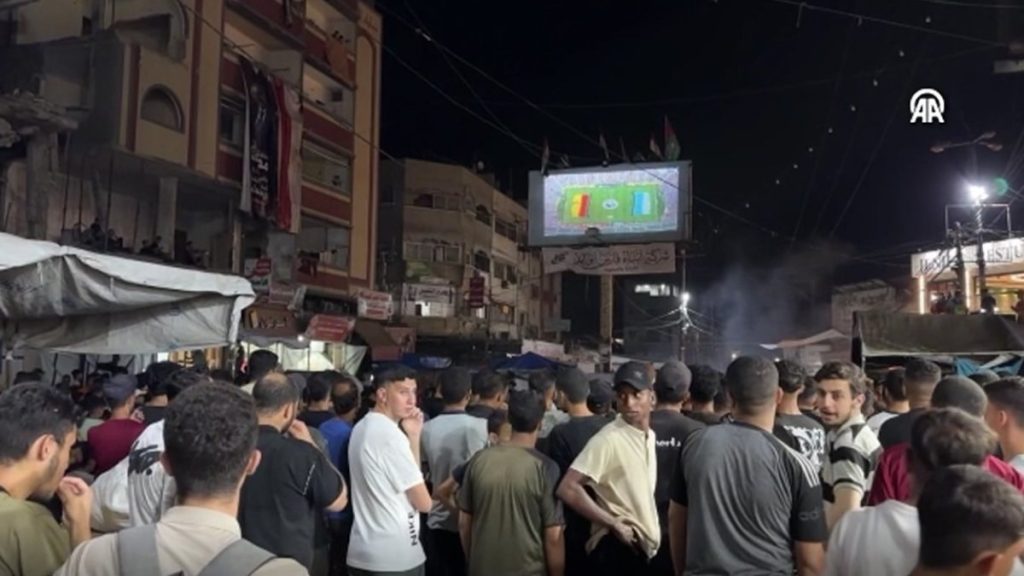 Gazze’de İspanya’nın Dünya Kupası zaferi kutlandı