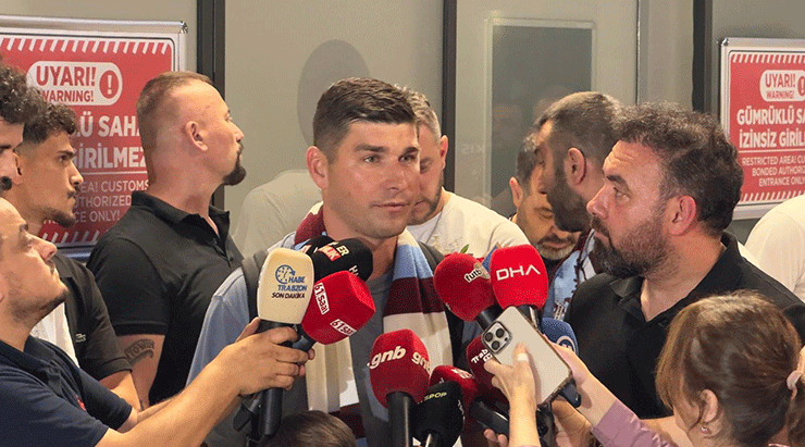 Trabzonspor’un yeni transferi Malinovskyi Trabzon’a geldi