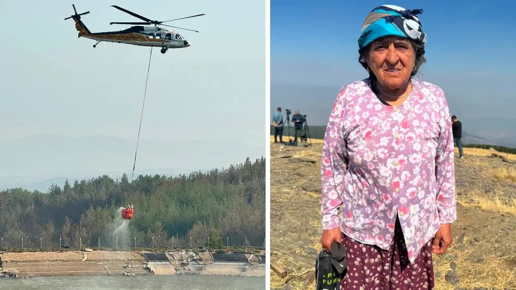 Aydın Çine’deki orman yangınında 3. gün… Mahalle sakinleri o anları anlattı: ‘Köyümüz yanacak diye çok korktuk’