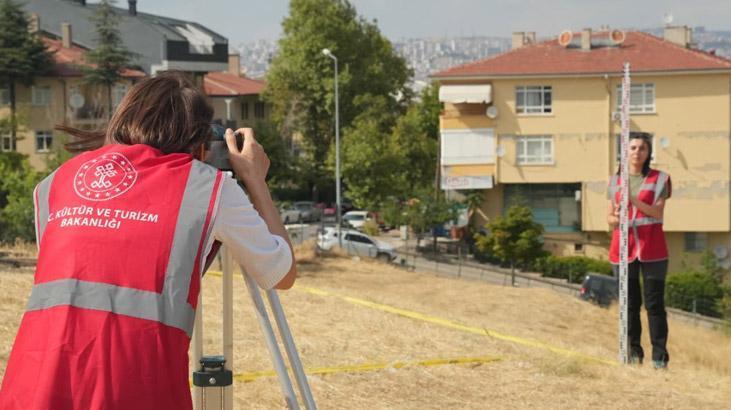 Binlerce yıllık sır perdesi aralanıyor! Ankara’nın kalbindeki tümülüs ilk kez kazılıyor