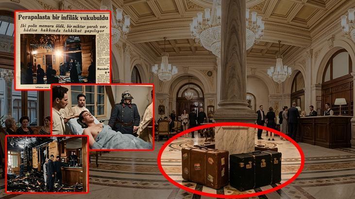 Hep savaşa çekmek istemişler! Sahibi aranırken ölüm saçtı: Pera Palas’ın lobisinde dev krater