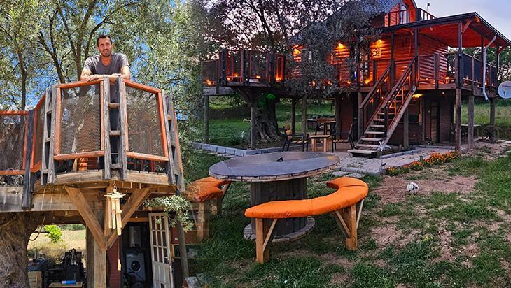 Hurdalardan yaptığı evi milyonlar izliyor! Herkes ‘çöp’ dedi, hazineye çevirdi