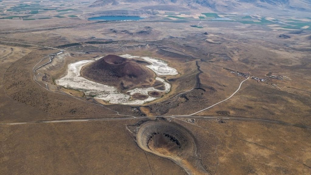 Konya’da milyonlarca yıllık jeolojik miras havadan görüntülendi