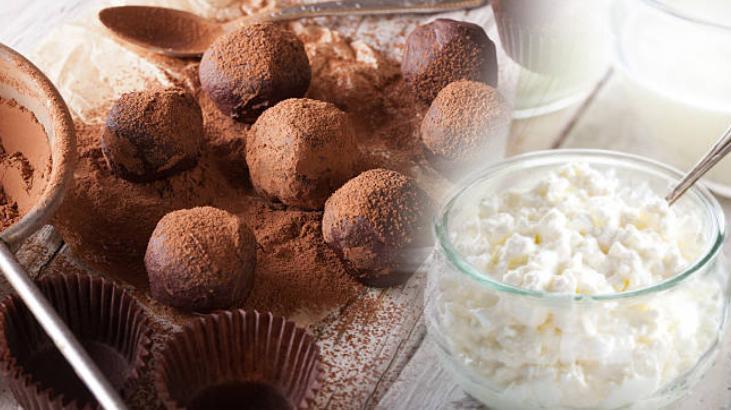Lordan tatlı toplar yapın! Çikolataya doyuruyor: Peynirin tadı da kokusu da gelmiyor