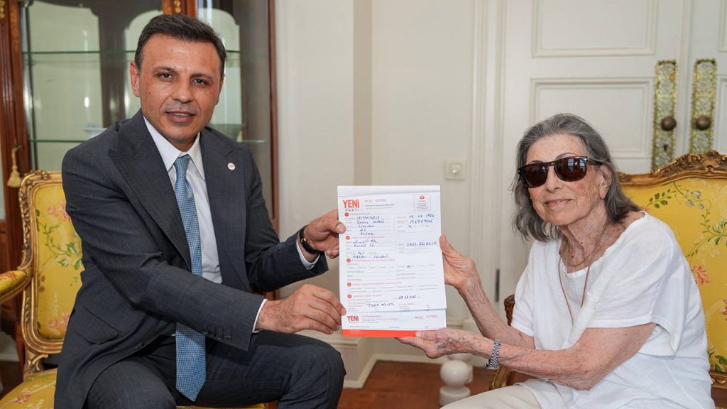 Sevinç İnönü, YENİ Parti’ye üye oldu