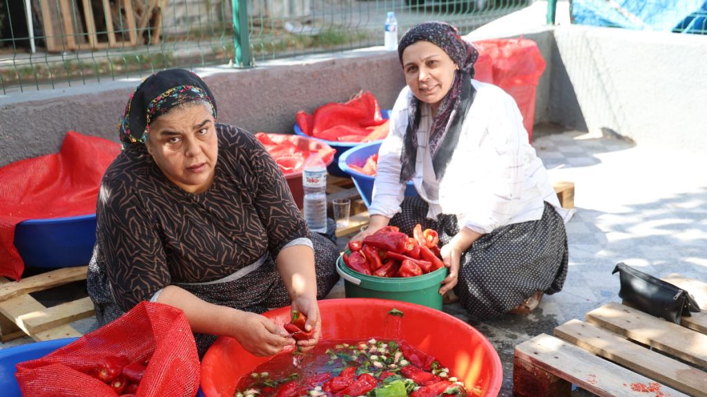 Adana’da salça mesaisi başladı