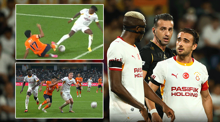 Başakşehir-Galatasaray maçının tartışmalı pozisyonlarını eski hakemler yorumladı! ‘Penaltı için yeterli değil’