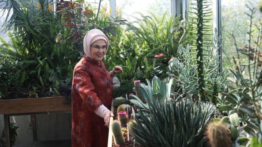 Emine Erdoğan, Türkiye Milli Botanik Bahçesi’ni ziyaret etti