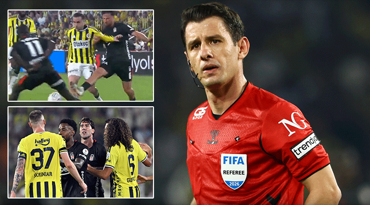 Fenerbahçe-Beşiktaş derbisinin tartışmalı pozisyonlarını eski hakemler değerlendirdi! ‘İhlal çizgide, penaltı verilmeliydi’