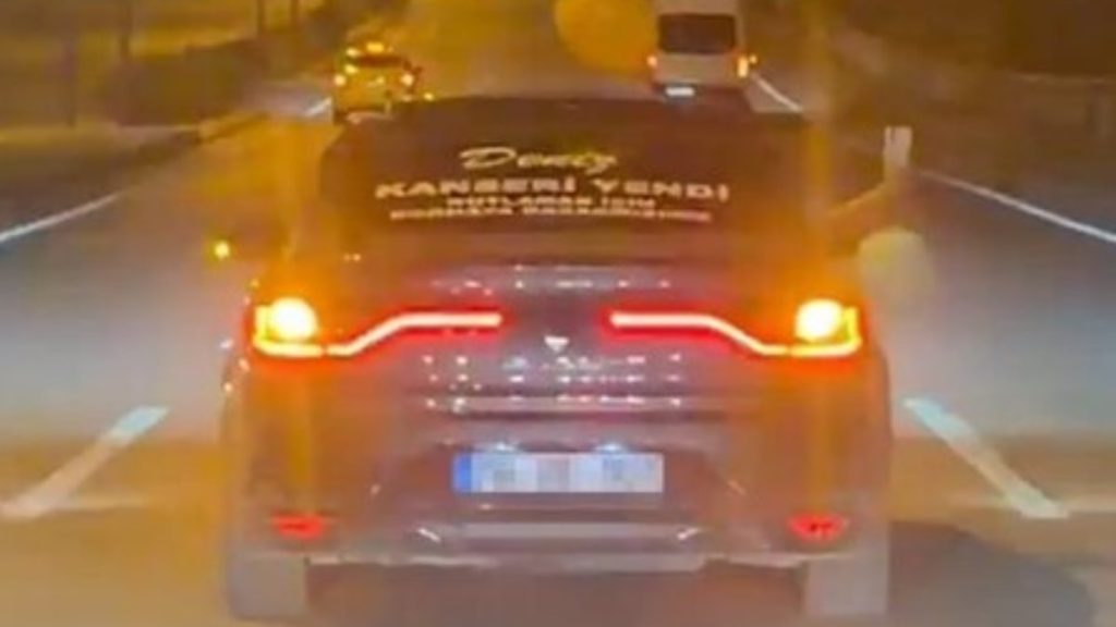 Karabük’te baba, oğlunun kanseri yenmesini şehir turuyla kutladı