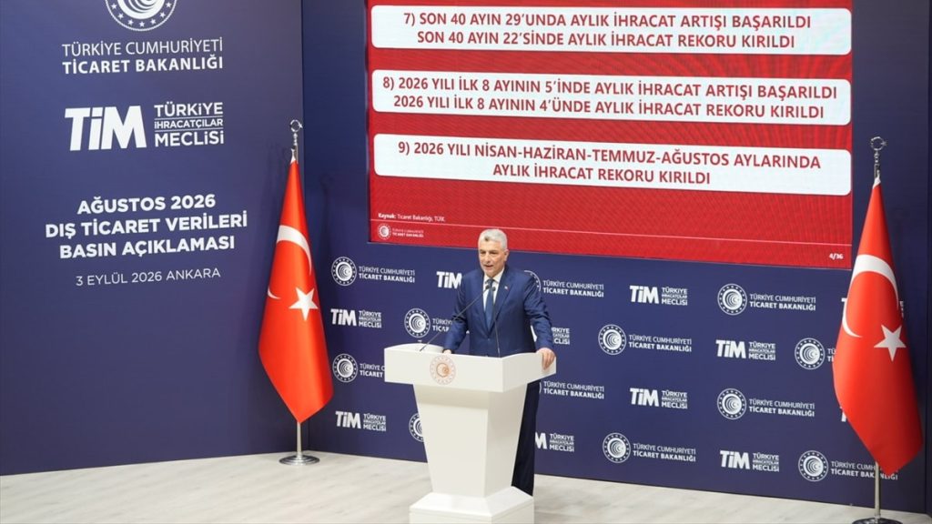 Ömer Bolat: En yüksek ağustos ayı ihracatına ulaştık