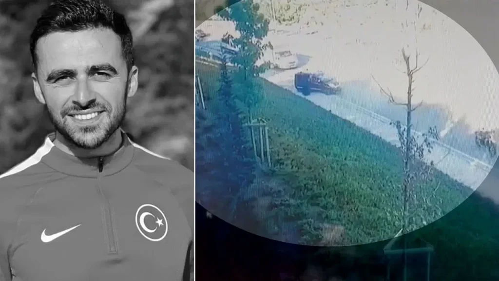 TFF görevlisi Ebubekir Uçar’ın hayatını kaybettiği kazanın görüntüleri ortaya çıktı