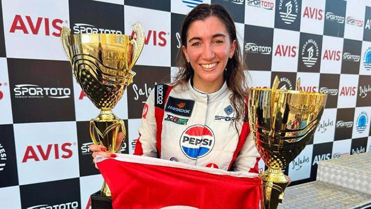 Türkiye Pist Şampiyonası’nda Seda Kaçan’dan müthiş dönüş