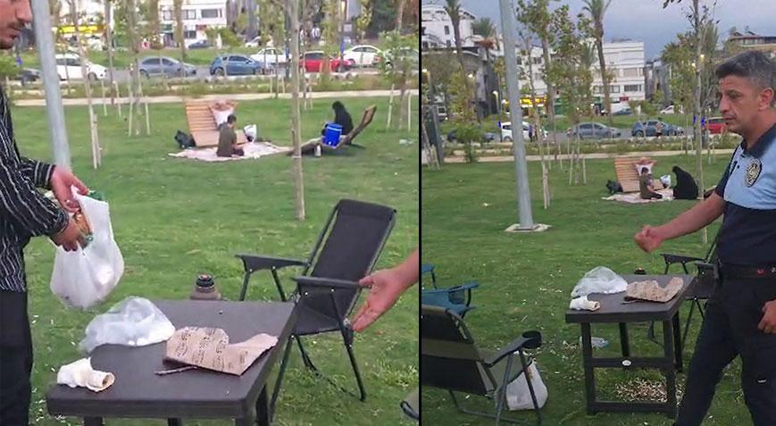 Yer: Hatay! Sahilde çekirdek çitledi, yediği ceza şoke etti